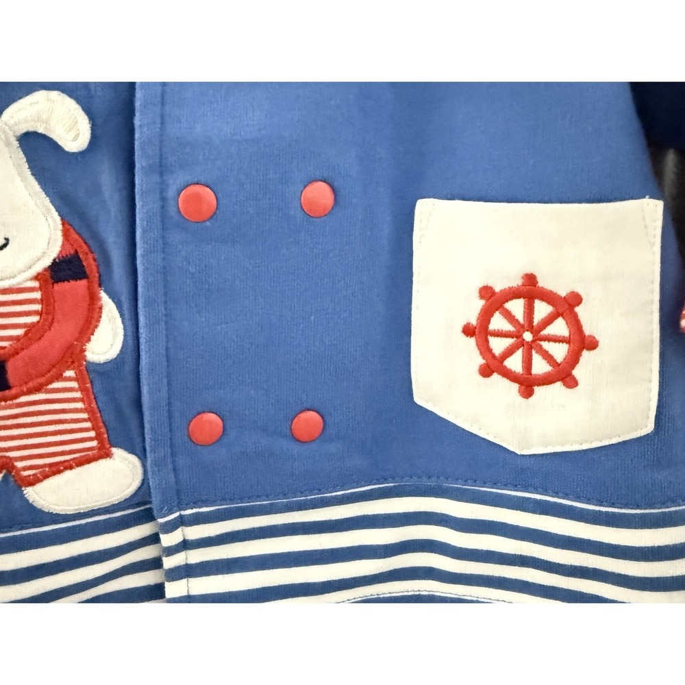 Vintage NWT Gymboree RAINBOW TAG 1996 December Spring Little Sailor Shirt Jacket - Picture 5 of 10